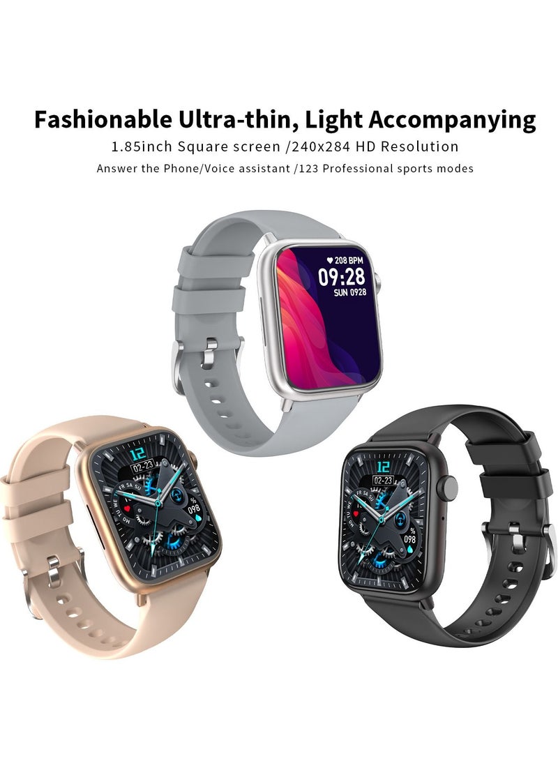 RollsTimi  Smartwatch for Men Women with Bluetooth Call, Heart Rate Sleep Fitness Tracker Notification Weather 100 Sport Modes Smartwatch for Android iOS - Image 2