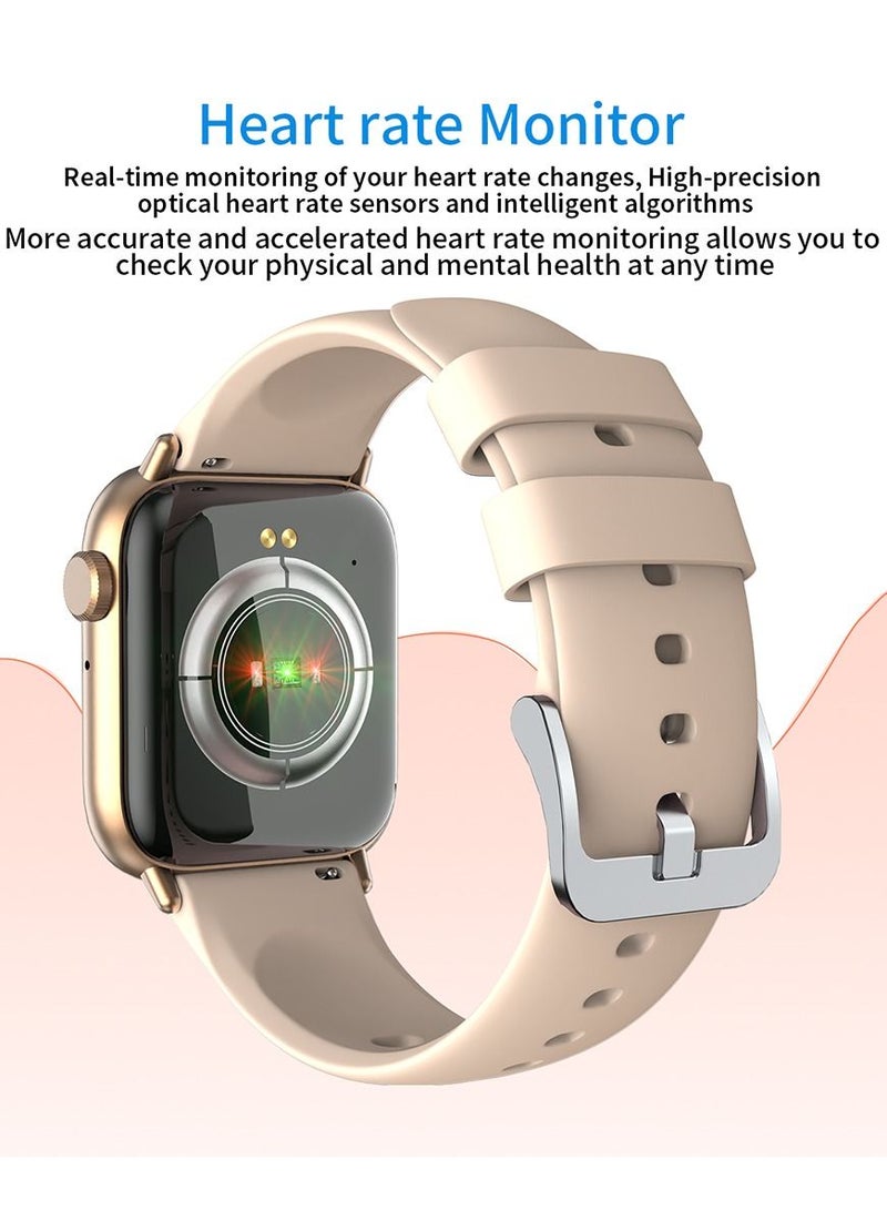 RollsTimi  Smartwatch for Men Women with Bluetooth Call, Heart Rate Sleep Fitness Tracker Notification Weather 100 Sport Modes Smartwatch for Android iOS - Image 4