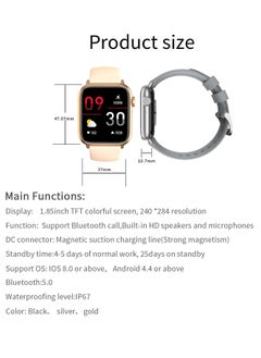 Smartwatch for Men Women with Bluetooth Call, Blood Oxygen Heart Rate Sleep Fitness Tracker Notification Weather 100 Sport Modes Smartwatch for Android iOS - pzsku/Z8356A7563867891A771FZ/45/_/1693556189/f57643f6-008c-4956-b398-6176ed19cd17