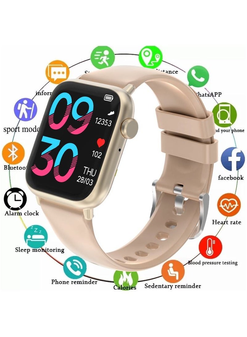 RollsTimi  Smartwatch for Men Women with Bluetooth Call, Heart Rate Sleep Fitness Tracker Notification Weather 100 Sport Modes Smartwatch for Android iOS - Image 1