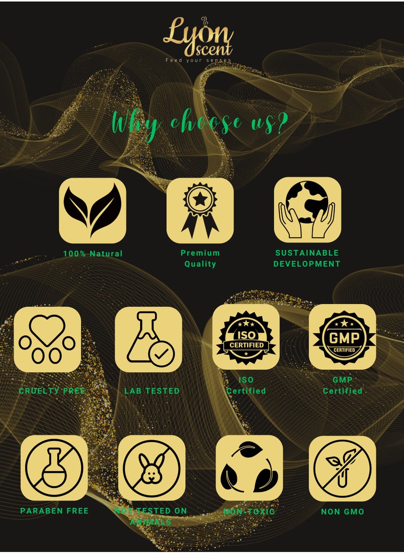 LYON SCENT - Lyon Scent Aroma Oil, 100% Pure Oil, Perfume for Air Freshener, Diffuser Aroma, Fragrance Oil, Air Freshener Oil refill, Essential Scented Oil, Luxurious Scent (FIVE PALM) - Image 1