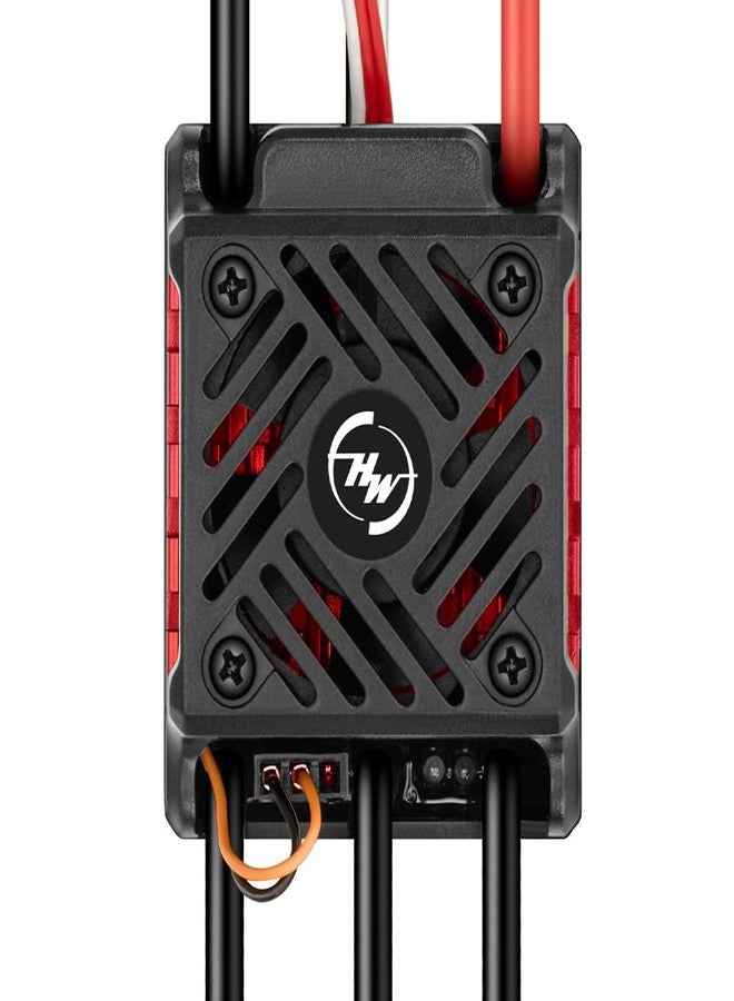 HOBBYWING QuicRun WP 10BL60 G2 Brushless ESC, Black/Red - Image 4
