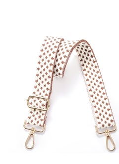 Wide Shoulder Strap Soft Multi-Pattern Adjustable Replacement Belt Crossbody Canvas Bag Women Purse Strap Handbag Belt Guitar Straps, Light Milk Tea