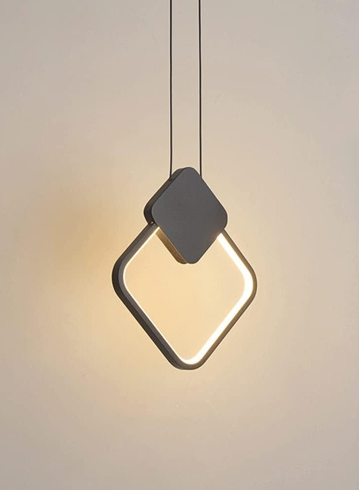 YATAI LIGHTING تركيبات إضاءة متدلية حديثة، إضاءة متدلية LED بسيطة للسقف معلقة 3 ألوان تعتيم لغرفة الطعام في جزيرة المطبخ وغرفة النوم والبار وجزيرة المطبخ  - Image 2
