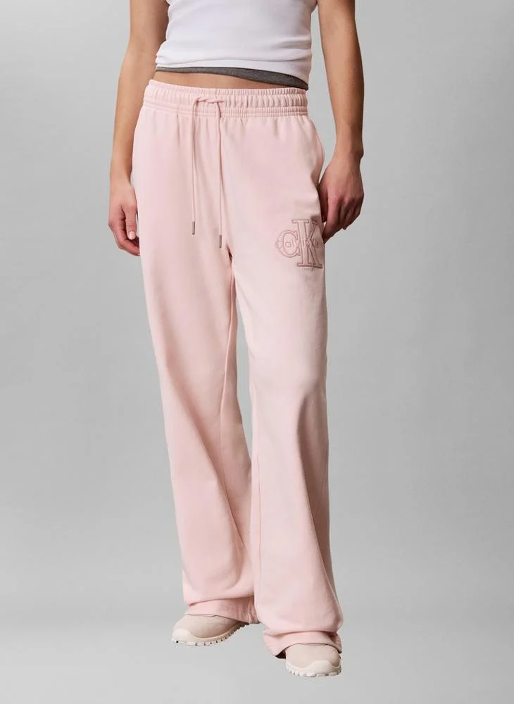 Calvin Klein Jeans Textured Monologo Embroidery Terry Joggers