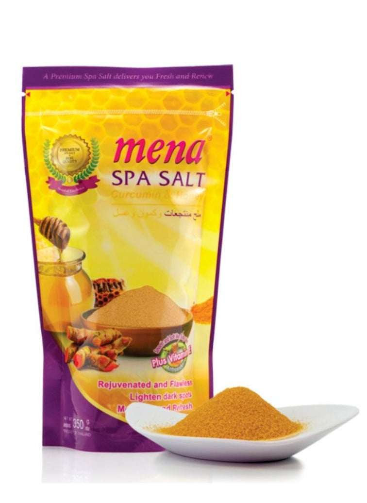 Mena - Mena Spa Salt Curcumin & Honey - Image 1