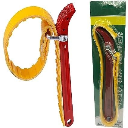 PALIWAL CREATION PALIWAL CREATION 9 Belt Type Oil Filter Wrench Auto Tool Engine Box Spanner 9 Belt Type Oil Filter Wrench Auto Tool Engine Box Spanner Single Sided Open End Wrench Multicolor Pack Of 1  - Image 1