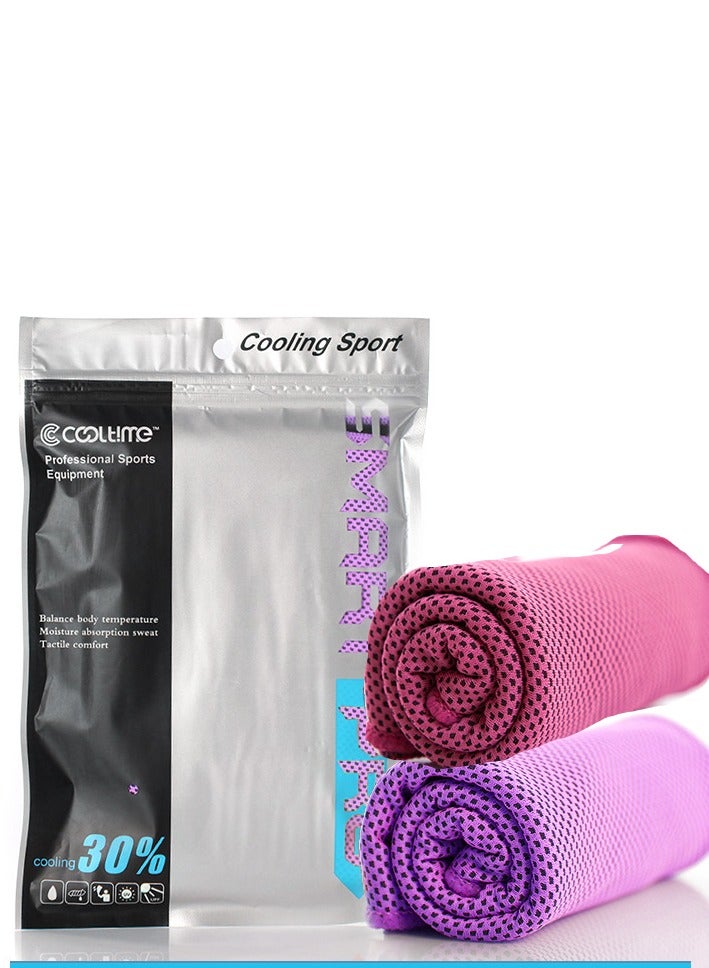 Generic Cooling Towel, Cool And Dry Towel In Summer, Suitable For Bicycle, Yoga, Running, Fitness Enthusiasts 30x100cm  - Image 1