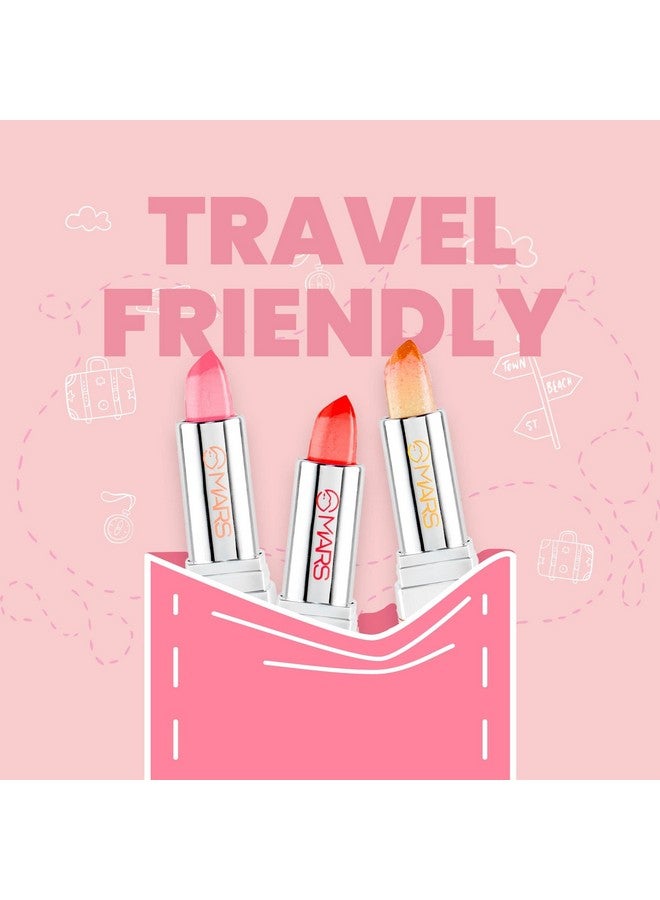 Mars Hydratint Lip Balm Tinted Lip Moisturizer For Dry And Chapped Lips With Shea Butter And Vitamine (3.5Gm) (Rose) - Image 3