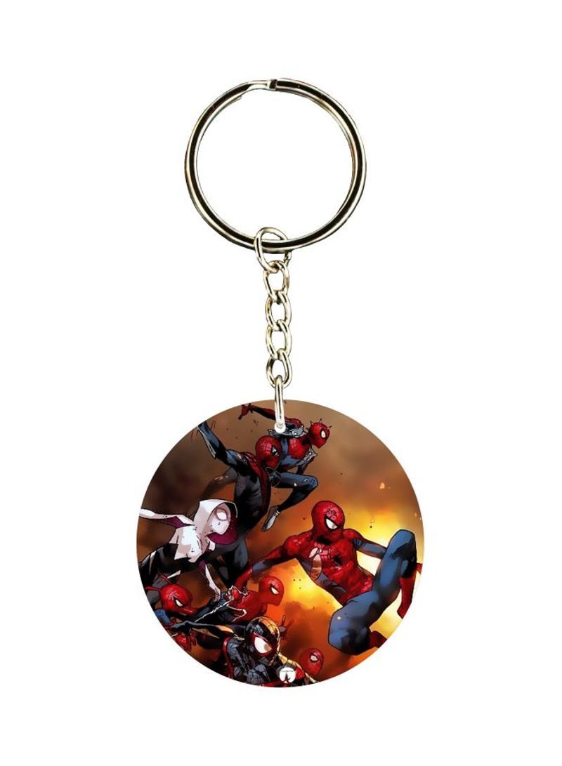 RKN Spiderman Printed Keychain