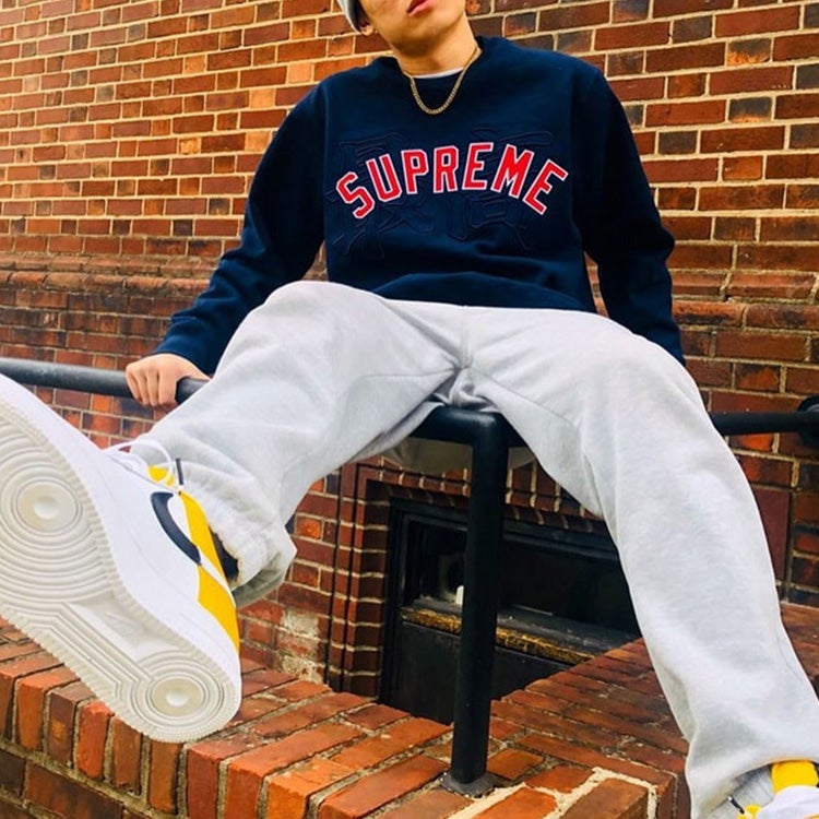 Supreme Kanji Logo Crewneck - Image 5