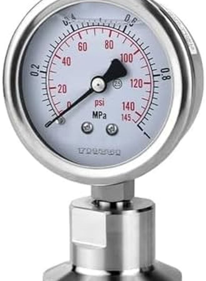 Tri Clamp Diaphragm Pressure Gauge 1.5 Inch 50.5mm 0 6Mpa - Image 1