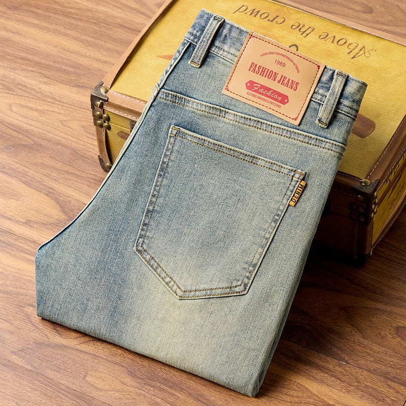 Unisex Classic Denim Jeans Loose Fit Daily Outdoor Wear - Image 4
