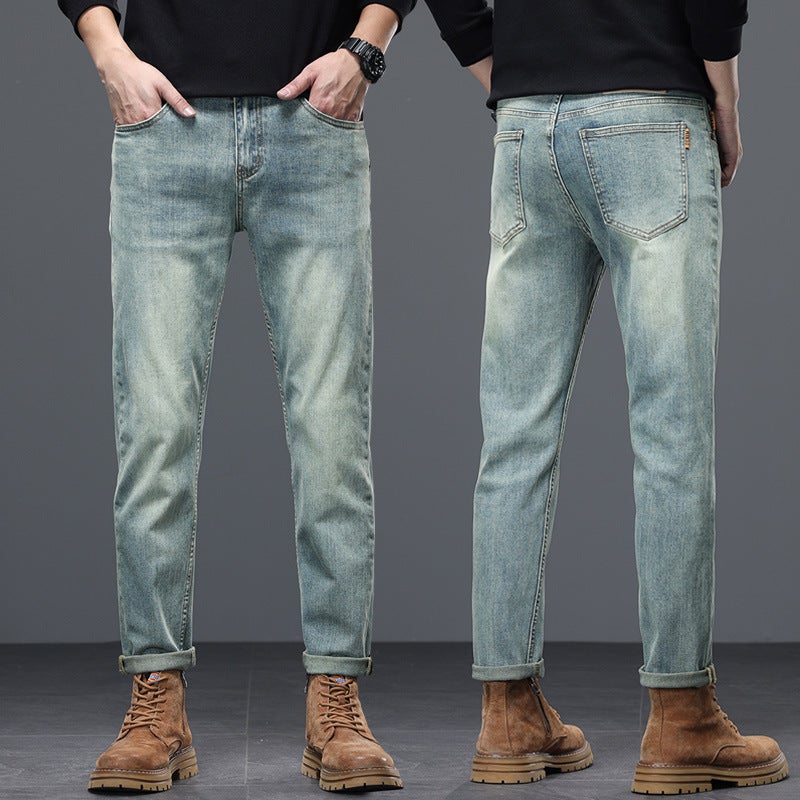 Unisex Classic Denim Jeans Loose Fit Daily Outdoor Wear - Image 1