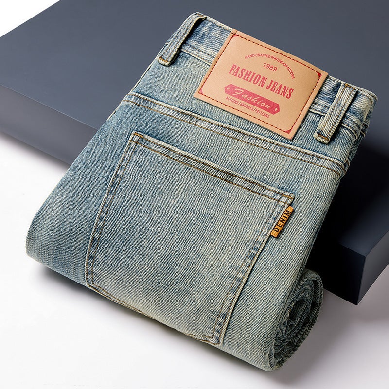 Unisex Classic Denim Jeans Loose Fit Daily Outdoor Wear - Image 3