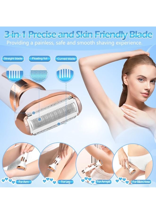 general Women's Electric Shaver, Women's Shaver, Women's Electric Shaver, Women's Electric Bikini Shaver,, 4-in-1, Face Shaver - Image 2