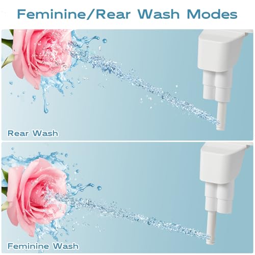 Shineforu Ultra-Slim Bidet Dual Mode Bidet Attachment for Toilet, Bidet Toilet Seat Attachment with Pressure Controls(Feminine/Posterior Wash),Easy to install Design Non-Electric Bidet - Image 2