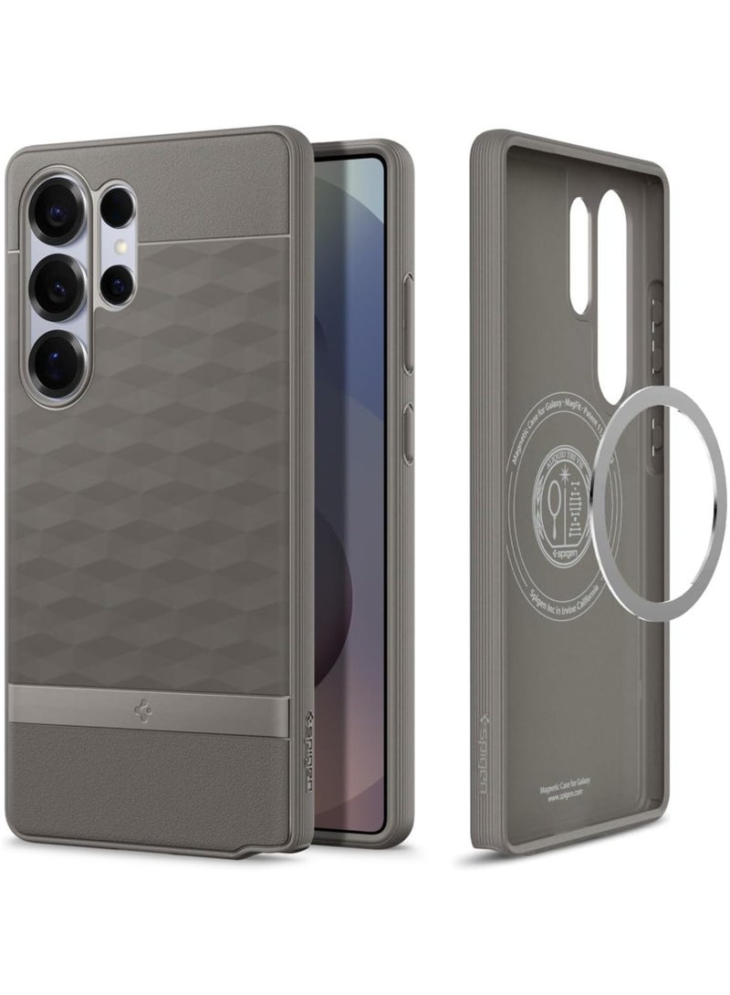 Spigen Parallax MagFit for Samsung Galaxy S25 ULTRA MagSafe Case Cover Mil Grade - Ash Gray  - Image 1