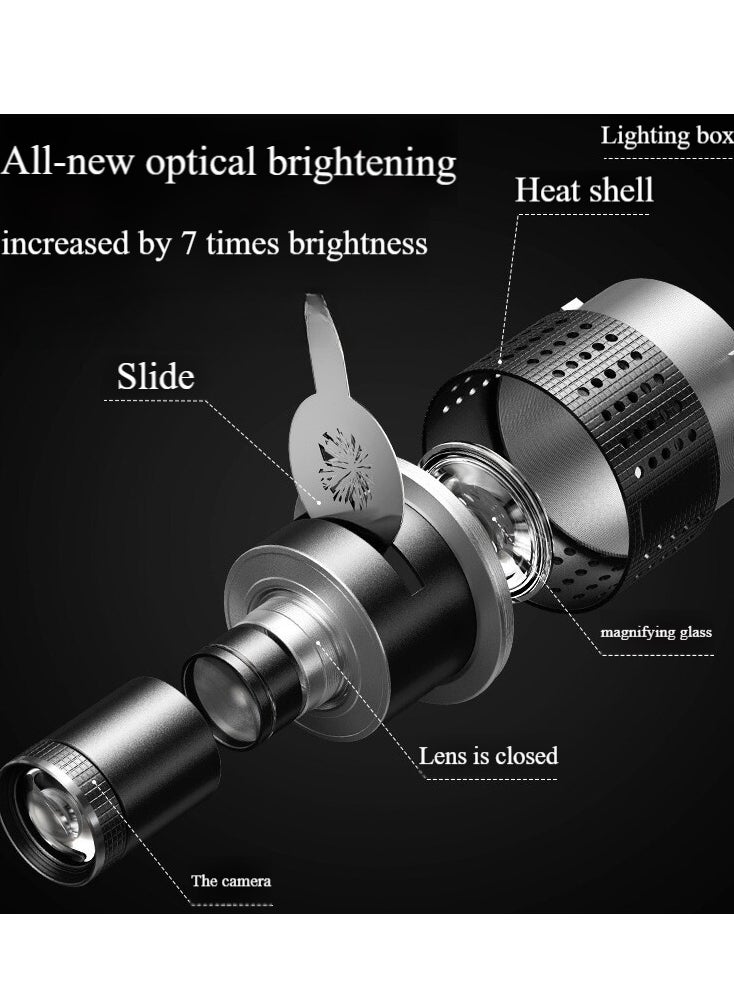 Generic Flash Snoot Conical Lens, Video Artist Modelling Shape Photo Studio Light Kit, with Optical Spotlight Lens 35 Gobos  - Image 4