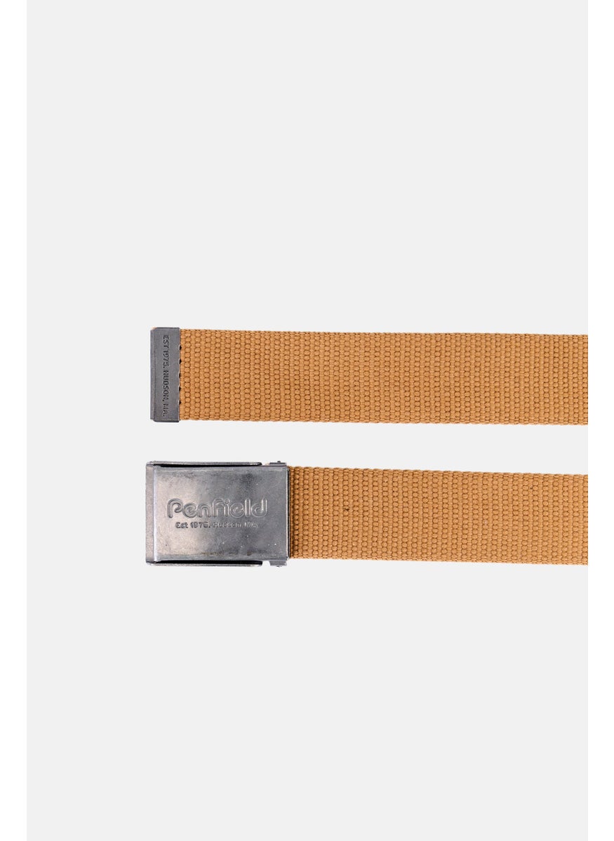 Penfield Men Webbing Textured Belt, Tan  - Image 2