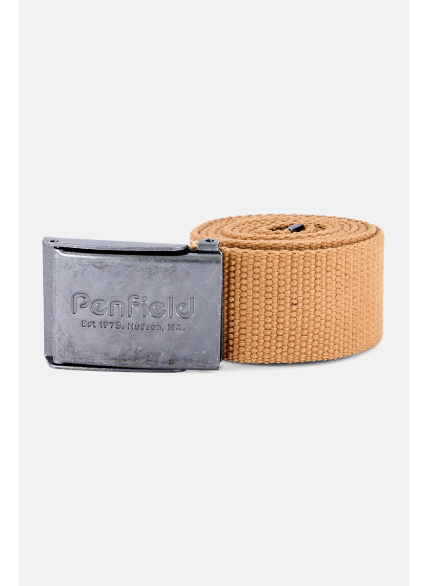 Penfield Men Webbing Textured Belt, Tan  - Image 1
