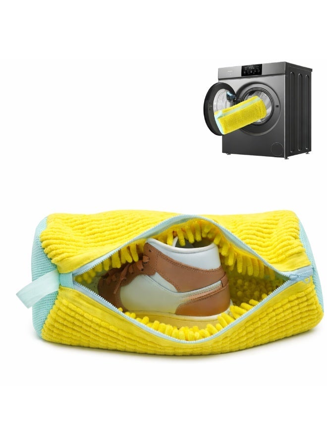Earss Shoe Wash Bag for Washing Machine – Laundry Bag with Soft Protective Padding, Zipper Closure & Hanging Loop – Shoe Protector Pouch for Safe, No-Damage Cleaning – Fits Most Shoe Sizes - Image 1