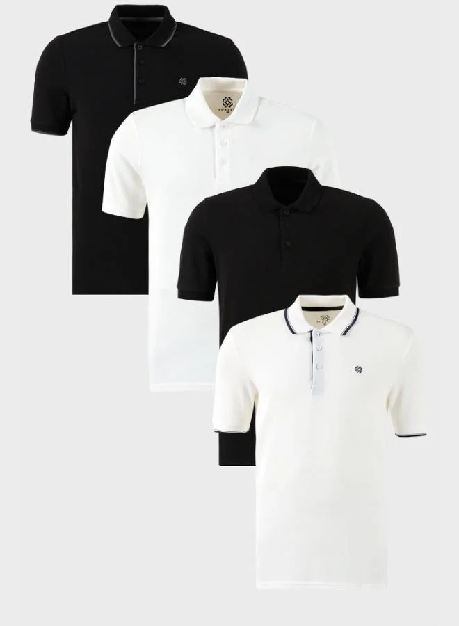 بوراتي قمصان بولو قطنية للرجال من بوراتي  قطع