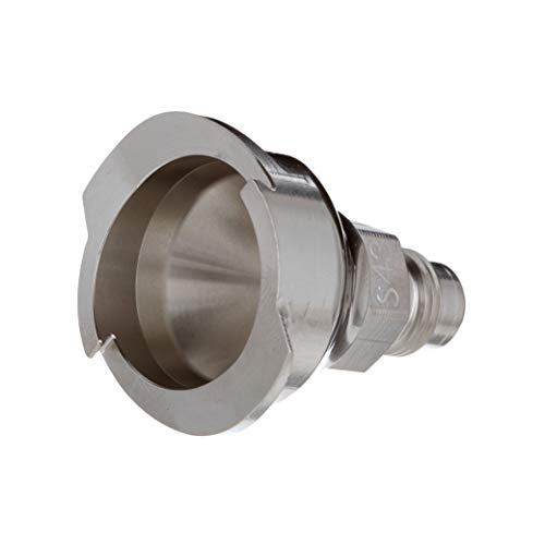 3M PPS 2.0 Spray Gun Adapter #S43, 26139, 1/4 Inch Male, 19 Thread BSP, Connects Select Iwata and AirGunsa Paint Guns to PPS 2.0 Paint Spray System, 1 Pack - Image 1