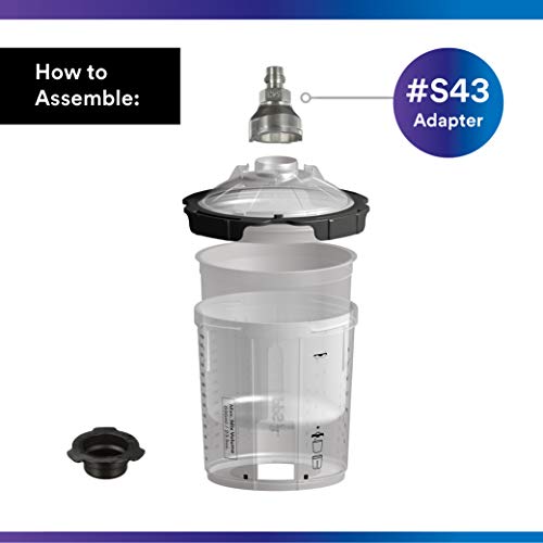 3M PPS 2.0 Spray Gun Adapter #S43, 26139, 1/4 Inch Male, 19 Thread BSP, Connects Select Iwata and AirGunsa Paint Guns to PPS 2.0 Paint Spray System, 1 Pack - Image 3