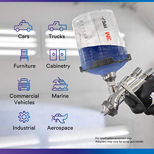 3M PPS 2.0 Spray Gun Adapter #S43, 26139, 1/4 Inch Male, 19 Thread BSP, Connects Select Iwata and AirGunsa Paint Guns to PPS 2.0 Paint Spray System, 1 Pack - Image 4