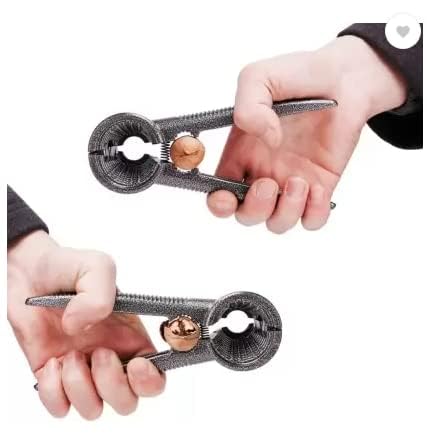 Bridge2shopping Nutcracker Heavy Duty Walnut Cracker Shell Remover, Aluminium - Image 4