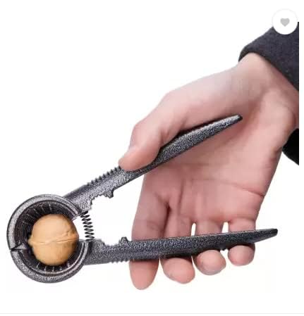 Bridge2shopping Nutcracker Heavy Duty Walnut Cracker Shell Remover, Aluminium - Image 2