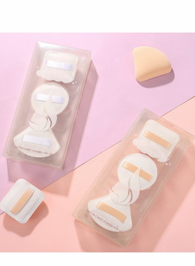 KASTWAVE Powder Puff, Face Pads Triangle Makeup, Cushion Cosmetic Sponge Soft Foundation Beauty Tools for Women Accessories - Image 1