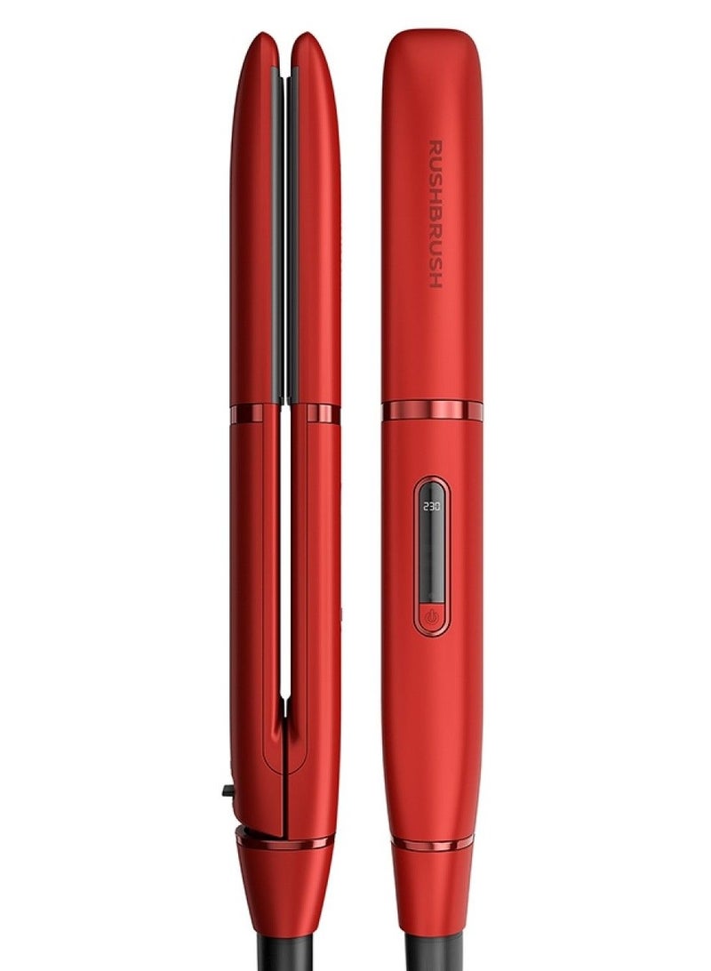 Rush Brush X1 Lite Straightener 230 C , 5 heat level , Ceramtic - Red - Image 1