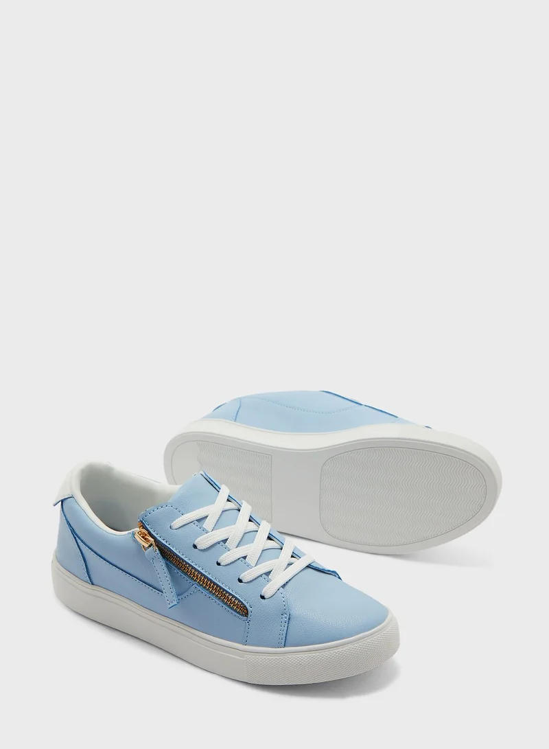 Ginger Zip Detail Sneaker
