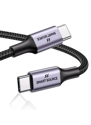 【2M】100W USB C Fast Charging Cable, PD 3.0 5A USB-C to USB-C Cable, Compatible with iPhone 16 15, Series MacBook, iPad-Pro, Samsung S25 S24 S23 S22 Ultra Huawei, Google Pixel 7/6A PS5 Type C Cable - pzsku/Z835817A2DD22DF506109Z/45/_/1740405450/e2ea8e86-9b04-46ae-be17-4f645cb27d8c