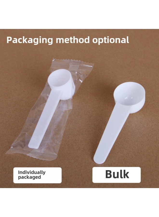 Disposable Spoon Measuring Spoon 5G G Milk Powder Spoon Plastic Spoon Salt Spoon Panax Notoginseng Powder Spoon-Specifications:5G Flat Bottom Spoon In Bulk