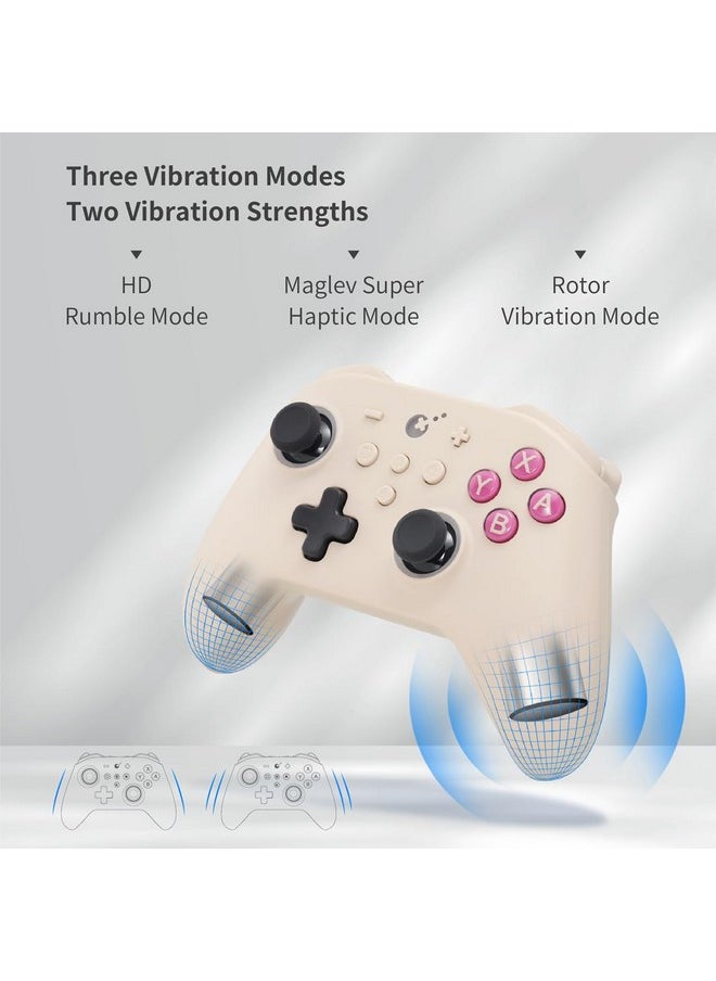 Gulikit - Kk3 Pro Game Controller Hall Effect Joysticks Analog Triggers Wireless Pro 1000Hz Polling Rate Maglev/Hd/Rotory Vibration Compatible With Switch/Pc/Android/Ios/Steam Deck (Retro) - Image 1