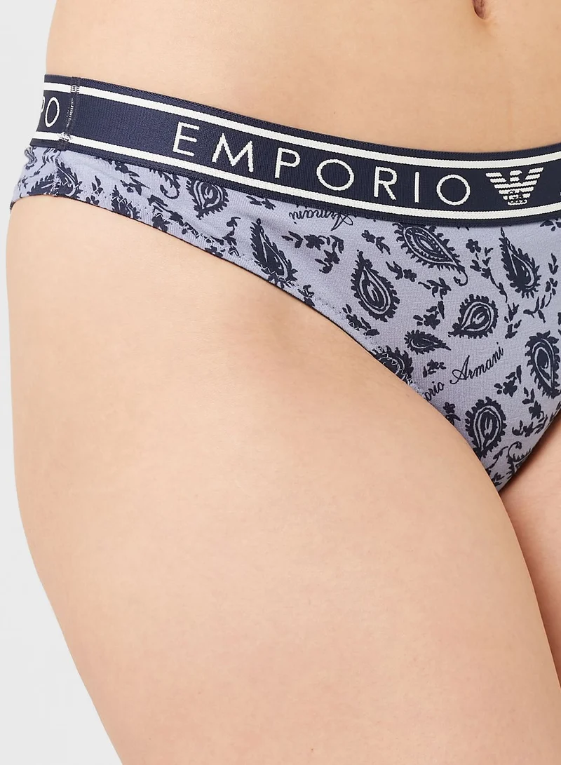 EMPORIO ARMANI 2 Pack Logo Waistband Brief Set