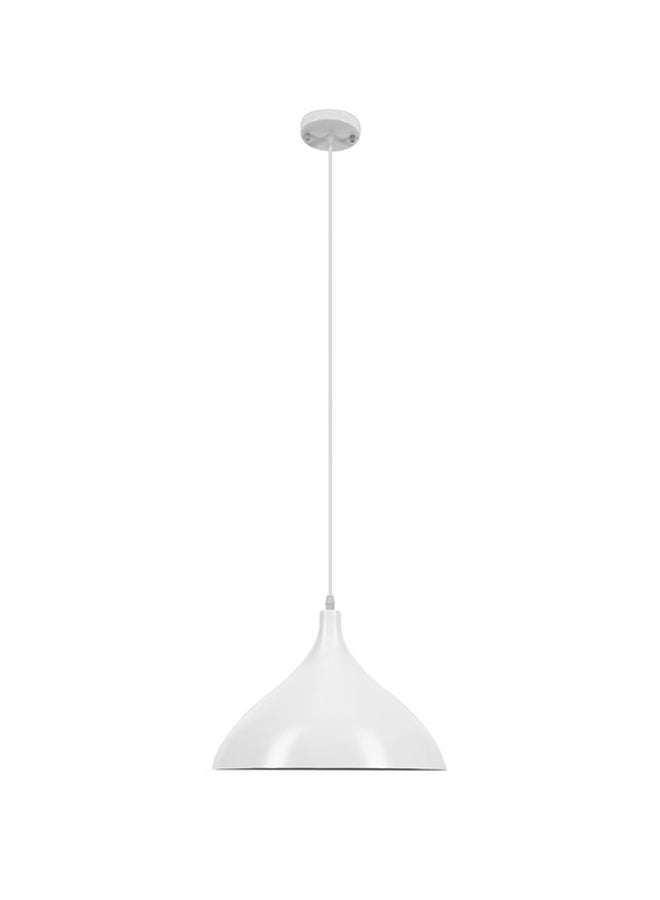 El Rawda Lighting Unbrella Ceiling Lamp - Single | modern decorative LED E27 pendant light ceiling lamp hanging | suitable for any room | Color: White | Size: 70x33 cm