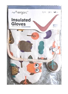Generic 2 Pieces Linen Oven Gloves and Mask.  - Image 2