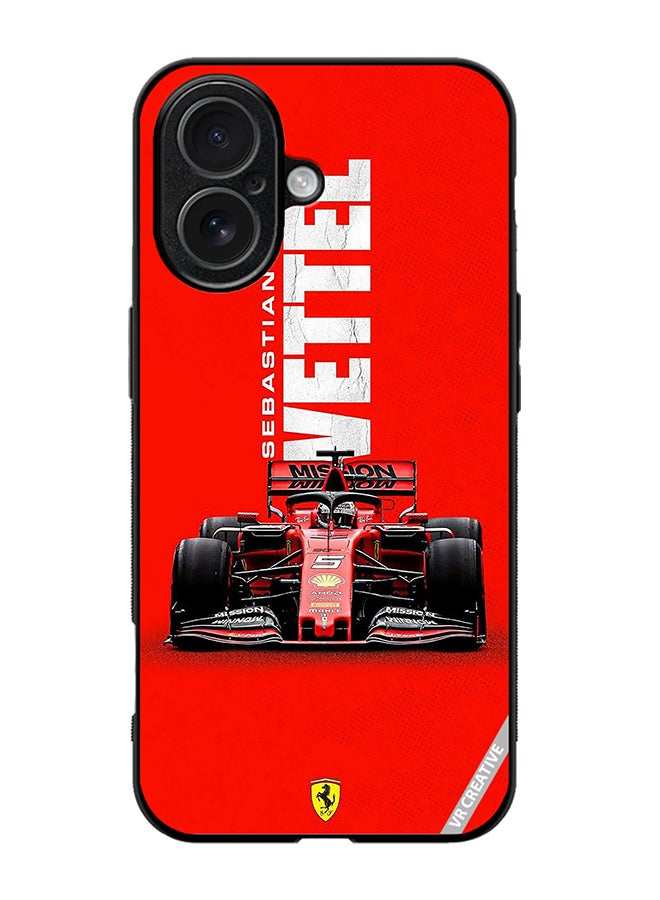 Protective Case Cover For Apple iPhone 17 F1 Racing Car Design Multicolour