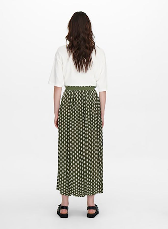ONLY ONLY Womens Venedig AOP Life Long Skirt Woven  - Image 1