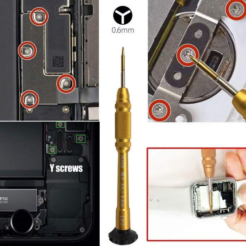 DIY Crafts DIY Crafts Pack Of 1 Pc, Multi Black, Y Tip Y000 (Y Tip) Tri-Point Triwing Y Shape Magnetic Screwdriver Disassembling Tool for Smartph(Pack Of 1 Pc, Multi Black)  - Image 4