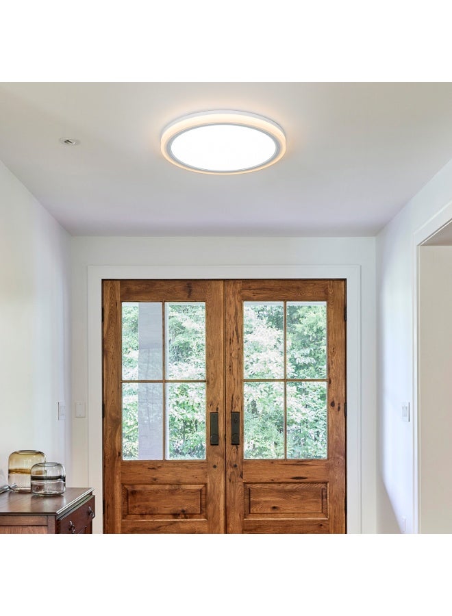 Ceiling Lamp（30CM，Three color light adjustment from 3000K to 6000K）LED Ceiling Light with Remote Control Timer,with Night Light Mode， Modern Ceiling Lamp for Bedroom, Kitchen, Living Room, Bathroom, Dining Room Hallway - Image 3