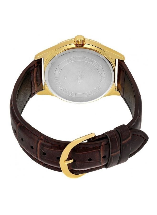 CASIO Men Dress Analog Watch MTP-V006GL-7 - 38 mm - Brown - Image 2