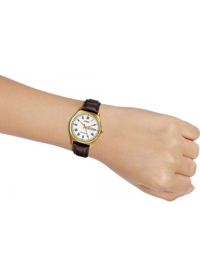 CASIO Men Dress Analog Watch MTP-V006GL-7 - 38 mm - Brown - Image 4