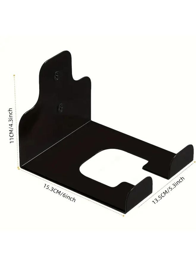 Heavy Duty Metal Wall Mounted Lawn Mower Hanger With Adjustable Hooks Quality Black - Image 3