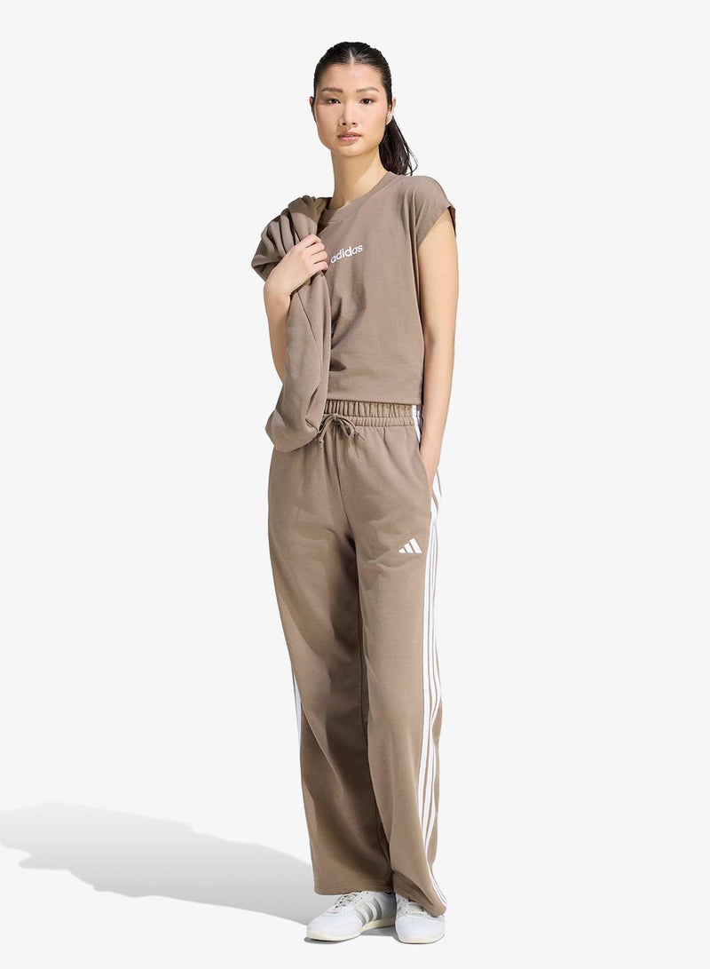 Adidas 3-Stripes Open Hem French Terry Joggers - Image 5