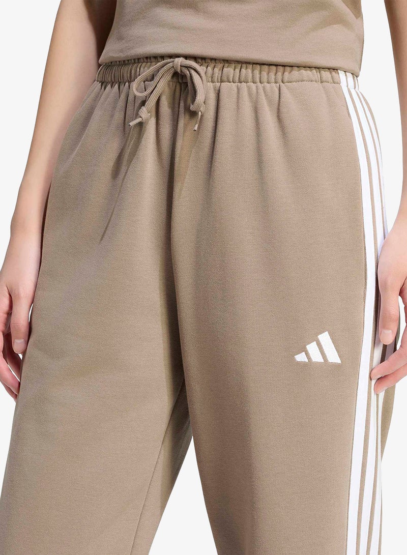 Adidas 3-Stripes Open Hem French Terry Joggers - Image 3